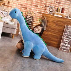 그릿업 브라키오 사우루스 공룡 인형 월드 애착 핑크 브라키오사우루스 120cm, 1개, 라이트 블루