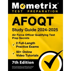 (영문도서) Afoqt Study Guide 2024-2025 - Air Force Officer Qualifying Test Prep Secrets 2 Full-Length P... Paperback, Mometrix Media LLC, English, 9781516724390