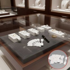 악세사리 귀걸이 목걸이 진열 판매 분류 이름표 100p 라벨택, 상세페이지 참조, 상세페이지 참조