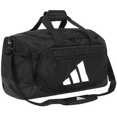 아디다스 트레이닝 디펜더 더플백 S 헬스 운동 러닝 짐백 팀백 더플백, 블랙+화이트, 1개