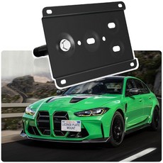 도난 방지 번호판 홀더 링컨 에비에이터/해적/노틸러스 2세대/네비게이터 4세대와 호환 전면 그릴 번호판 브래킷 장착 키트 드릴 범퍼 프레임 없음, M3 2019-2025/5 Series/Clubman
