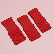 2버튼 탄성 브라 연장 후크 레드 mon+0010Ns