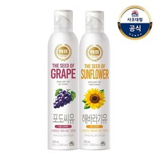 사조대림 [사조대림] 오일스프레이 포도씨유 250ml x1개 +해바라기유, 기본상품, 2개