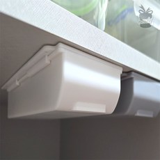 책상에붙이는 서랍 부착식 책상밑 미니 트레이 필기구 수납함, 쿠팡 화이트