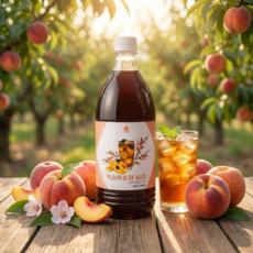 별코리아 계속 찾는 아이스티 원액 아이스티 시럽 1L 1개, 1 복숭아 아이스티