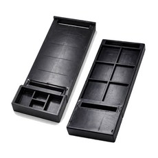 레일받침대 자동문 레일 클립 태양자동문 전용, 블랙, 1개