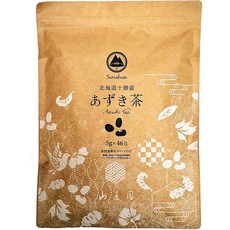 일본 산록원 홋카이도 아즈키차 팥차 티백 5g 46개입 521503, 아즈키 차, 1개