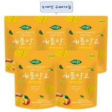!!!! 777999 *** 희창 자연생각 애플망고 아이스티 파우치, 190ml, 5개