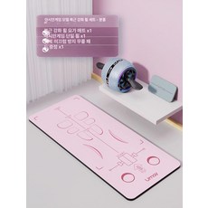 ab슬라이드 바닥매트 복근운동기구 전용 방음 복부, 아시아세트 요가매트+아시아 단일휠 B, 기본 모델명/품번