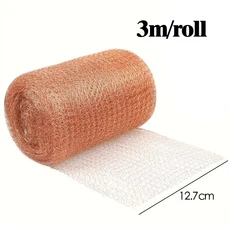 그물망 울타리 촘촘한 새 동물 메쉬 나일론 보호망 휀스 안전망 해충 방지 구리 메쉬 쥐 방지 구리 와이어, 03 12.7cm x 3m