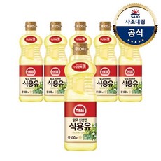 사조대림 [T][사조대림] 해표 콩기름 500ml x6개, 6개