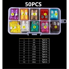 자동차 퓨즈 박스 마쓰다 2 3 5 6 CX9 CX5 CX7 CX3 rx8 mx5 mx3 rx7 323, 50pcs