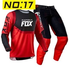 바이크 오토바이 레이싱 슈트 의류 복장 옷 NEW 2021 RAPIDLY FOX 180360 enduro motocross jersey and pants mx gear set, 패-34, NO17