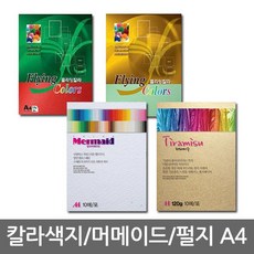 칼라 색지 색상지 플라잉칼라 티라미수 머메이드 컬러 D.티라미수 A4, D.티라미수 A4_02.티라미수120g/02/연미색펄