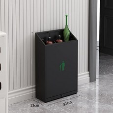 대형 우산꽂이 우산보관함 미용실 장우산 거치대 우산통, 블랙 중형 12개, 1개