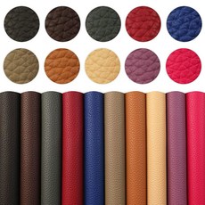 DAVID ACCESSORIES 색상 단색 다양한 8인치 뒷면 가죽 DIY 10개 34CM 20CM 바느질 다크 플레인 공예 리치 원단 가방 만들기용 13인치, 어두운 색상.