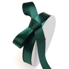 GILGRI 禮物包裝緞帶 25mm, 07深綠色, 36m, 1個