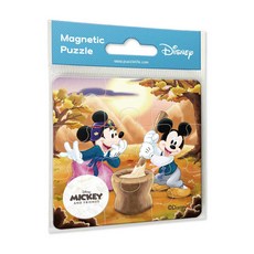 퍼즐라이프 디즈니 한국의 미키와 미니 자석퍼즐 D911, 1개, 9피스