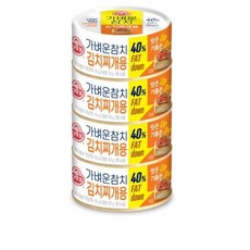 오뚜기 가벼운 참치 김치찌개용, 135g, 3개