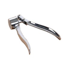 多功能手動壓蒜泥器，合金材質省力易用，廚房蒜蓉料理好幫手, 1個