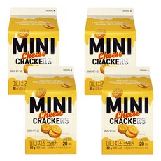 미니 치즈 크래커, 4개, 80g
