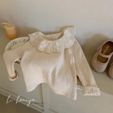 韓國童裝女童秋裝純棉打底衫24新款女寶寶針織長袖T恤兒童上衣潮