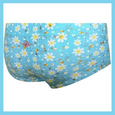 커플 여행 예쁜수영복 고급소재 수영복 브랜드jkuss 귀여운 꿀벌 데이지 플라워 오각 미니숏사각 남성수영복 수영장 쇼터