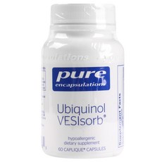 Pure Encapsulations 輔酶Q10膳食補充膠囊, 1個, 60顆