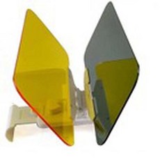 汽車夜視防遠光燈神器剋星遮陽闆防炫目防眩鏡日夜兩用司機護目鏡，有效阻擋強光，保護眼睛，提升夜間駕駛安全, 1個, 常規款轎車用120*320