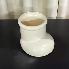 빨간 부츠 모양의 펜 홀더 메이크업 브러쉬와 문구류를 위한 귀여운 데스크탑 정리함, A2