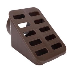 잔디 마당 배수구 웅덩이 각진 견고한 PP 파이프용 튼튼한 연귀 배수 그레이트 주거용 상업용 응용 분야를 위한 작은 구조 다양한 사용을 쉬운 설치 (브라운) 177942, 브라운