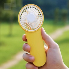 와이낫디자인 유모차선풍기 쏘쿨 휴대용 선풍기 옐로우