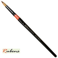 루벤스 입문용 인조모 수채화붓 NEW720R 둥근붓시리즈 낱자루판매, 4호
