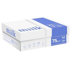 한국제지 밀크 복사용지 75g A3, 1250개