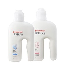 [더블하트]레스랩 유아용 섬유세제 1L+유연제 1L, 1개