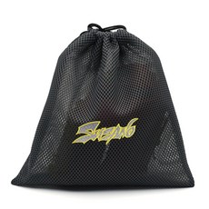 스사노 가죽 글러브 보관용 메쉬 주머니 대형 통풍 수납가방, 1개, 실버옐로우