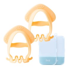 퍼기 손목 양손 오픈글러브형 오징어 치발기, 단품, 버터크림, 2개