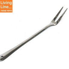 스테인리스 대형 거지기 포크 족발 수육 바베큐 포크 다목적 롱포크 41.5CM, 1개