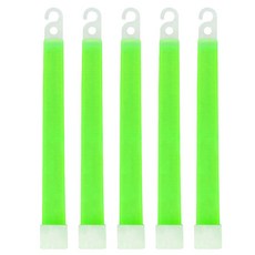10PCS 글로우 스틱 캠핑 비상 조명 파티 클럽 형광 빛나는 야외 하이킹 생존 키트, 5PCS Green