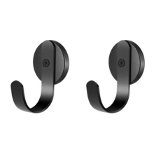 슈랜헤이 현관문 냉장고 자석걸이 2개, 1세트, 블랙