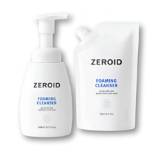 제로이드 건성 민감성 클렌징폼 포밍 클렌저, 2개, 240ml