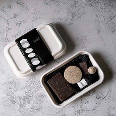mooni 手工洗髮餅禮盒 溫和潔淨頭皮 草本滋養髮絲 永續環保包裝, 1個