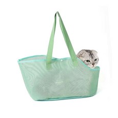 DT 펫이동가방 민트 강아지숄더백