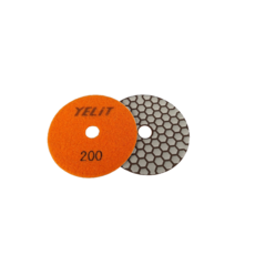 다이아몬드 건식 연마 패드 4인치 200방 대리석 탕일 샌딩 폴리싱, 1개