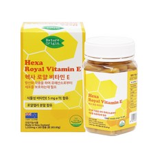 [뉴질랜드]비타민E 180캡슐 혈액순환 항산화 식물성 알파토코페롤 로얄젤리 분말, 180정, 1개