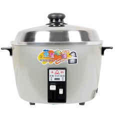 永新 10人份多功能保溫電鍋304不鏽鋼電鍋(三色) QQ-10S, 銀