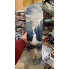 APRIL ISH CEPEDA 簽名款 滑板板面，墨西哥製，附贈全黑砂, 如圖所示, 1個