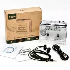휴대용카세트플레이어 카세트라디오 빈티지 테이프 레코더 복고풍 USB, A