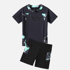 兒童泳衣男中大童分體2026款男孩青少年專業訓練游泳衣褲