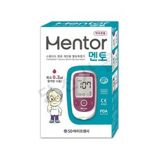 멘토 혈당측정기 (검사지 별매), 1개